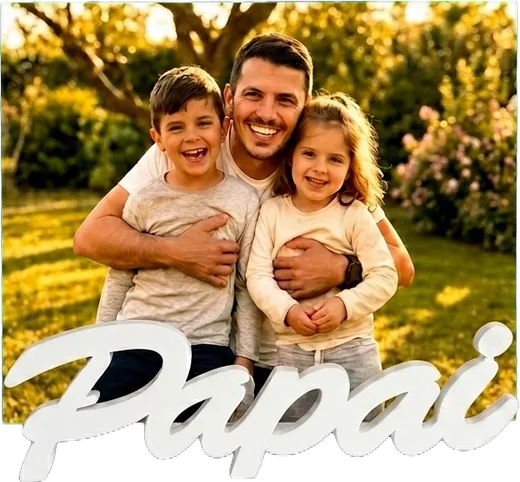 Porta-retrato personalizado impresso em 3D